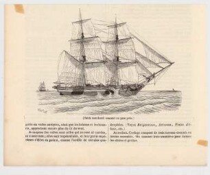 Brick marchand courant au plus prés