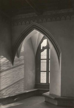 Meißen. Albrechtsburg, Fensternische