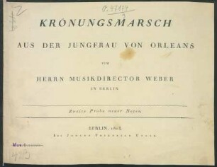 Krönungsmarsch Aus Der Jungfrau Von Orleans