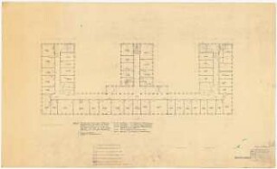 Verwaltungsgebäude der Sächsischen Bauernschaft, Dresden: Grundriss 4. Obergeschoss 1:100