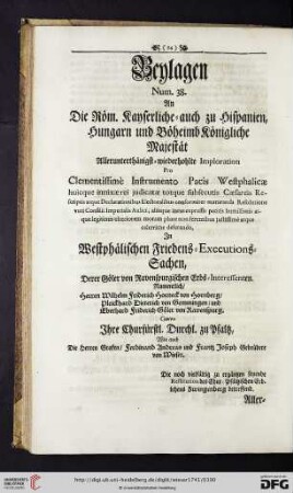 Beylagen [Num. 38 - Num. 56]