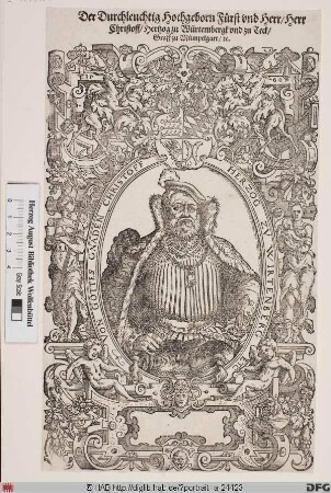 Bildnis Christoph, Herzog von Württemberg (reg. 1550-68)