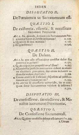 Cursus Theologiae Scholastico-Thomisticae Abbreviatus, Id est, Tractatuum Theologicorum omnium Summa, Seu Compendium, 8. Complectens Tractatum de Poenitentia, & Tractatum de tribus ultimis Sacramentis in specie