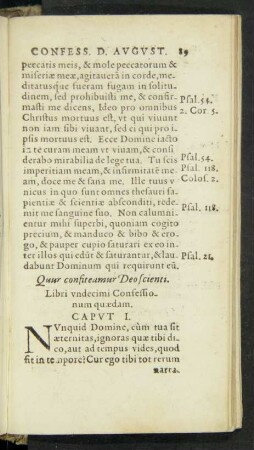 Libri undecimi Confessionum quaedam.