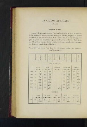Le Cacao Africain.