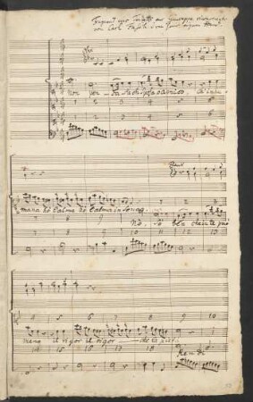 Giuseppe riconosciuto. Fragmente; V (3), orch; F-Dur