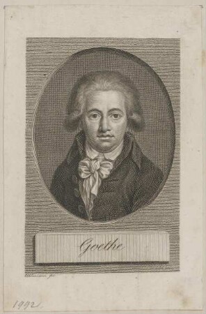 Bildnis des Goethe