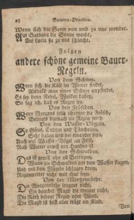 Folgen andere schöne gemeine Bauer-Regeln.