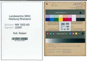 Entnazifizierung Robert Koll, geb. 28.07.1898 (Wachmann)