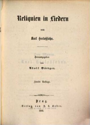 Karl Herlosssohn's Gesammelte Schriften : 1. Gesammtausg., 12