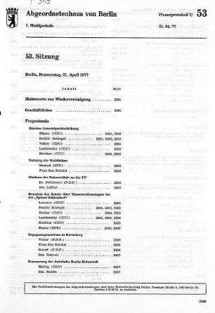 Nr. 53, 21. April 1977