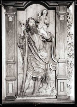 Klosterkirche; Vorhalle, Heiliger Christophorus
