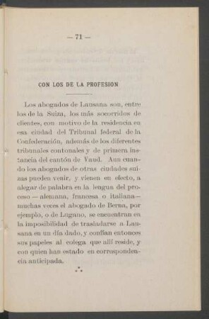 Con los de la profesión