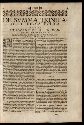 De Summa Trinitate, Et Fide Catholica.