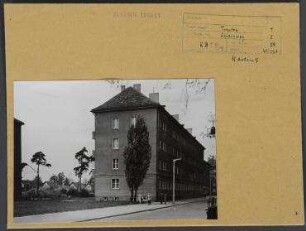 Straßenansichten. Berlin, Treptow, OT Johannisthal, Ellernweg/Sterndamm