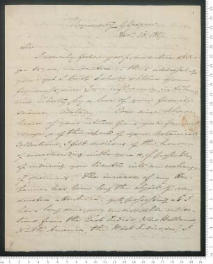 Brief von William Jackson Hooker an Adelbert von Chamisso