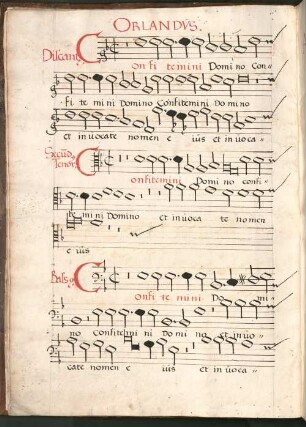 Cantiones Orlandi et Meilandi quinquete sex vocum (Chorbuch) - Staatliche Bibliothek Ansbach VI g 14
