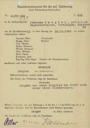 Dengler, Johannes