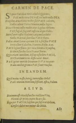 In Eandem.