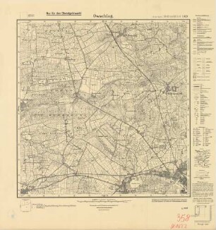 1623 Owschlag, Meßtischblatt (4cm - Karte)
