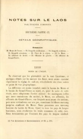 Notes sur le Laos par Étienne Aymonier