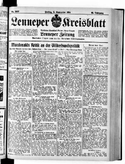 Lenneper Kreisblatt. 1830-1941