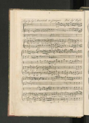 [The favourite songs in the opera call'd Gianguir]
