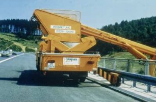 Besichtigungs-, korb auf Lkw