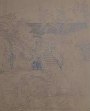 Treppe in Burgruine