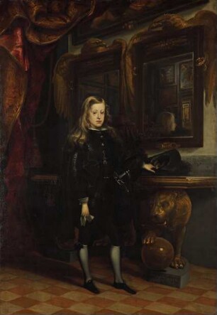 König Karl II. von Spanien (1661-1700) als zwölfjähriges Kind