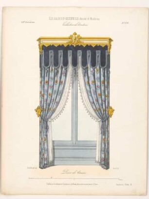 "Décor de Croisée.", aus: Le Garde-meuble