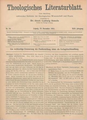 370-371 [Rezension] Bauer, Walter, Die apostolischen Väter