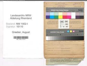 Entnazifizierung August Graeber, geb. 25.10.1887 (Arbeiter)