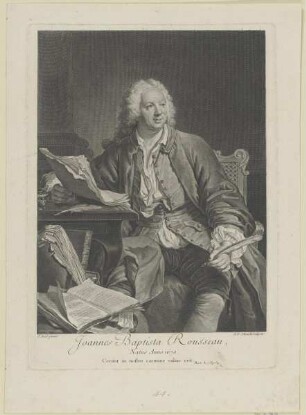Bildnis des Johannes Baptista Rousseau