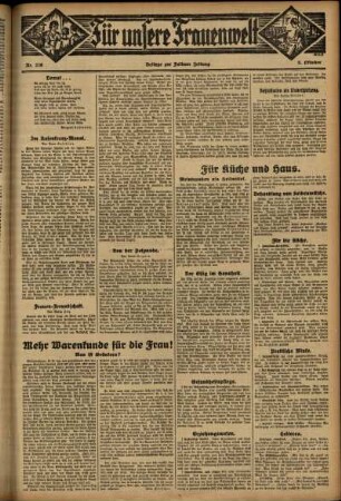 Zweite Ausgabe vom Donnerstag, den 05. Oktober 1933.