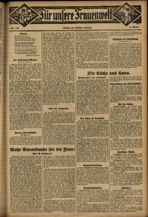 Zweite Ausgabe vom Donnerstag, den 05. Oktober 1933.