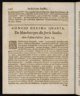 146-164, Concio Decima Quarta