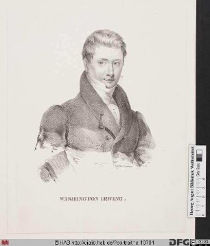 Bildnis Washington Irving