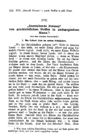 "Darstellende Formen" von geschichtlichen Stoffen in pädagogischem Sinne : (aus dem Leipziger Seminarbuch)