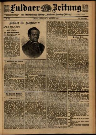 Ausgabe vom Freitag, den 03. November 1899.