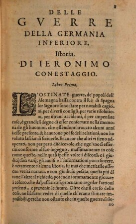 Historia Delle Guerre Della Germania Inferiore