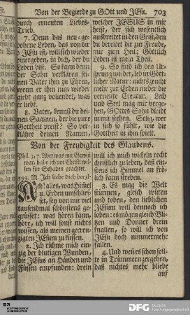 Von der Freudigkeit des Glaubens.
