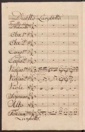 Duetto Soprano e Alto