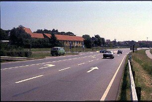 Teilknoten Ost: Zufahrt von Westen