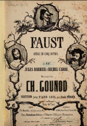 Faust : opéra en cinq actes