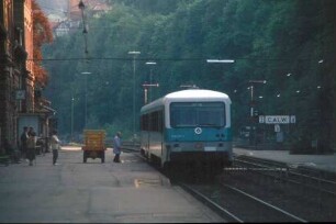 Calw VT 628 254 N3667 PF-HOR Expressgutverladung Gepäckkarren Ladepersonal