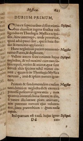 623-633, Dubium I - II