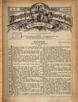 Deutscher Hausschatz in Wort und Bild : für das Jahr .... 2,[b]. 1875/76