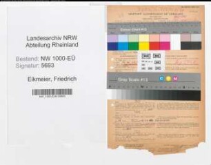 Entnazifizierung Friedrich Eikmeier, geb. 19.05.1902 (Ingenieur)