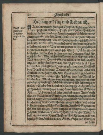 Heylsamer Nutz und Gebrauch.